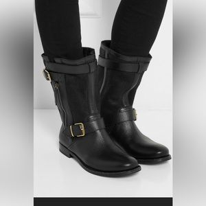 Worn- Burberry Biker Boots